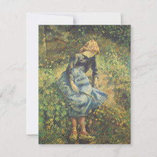 Pastores de Camille Pissarro, Vintage Fine Art