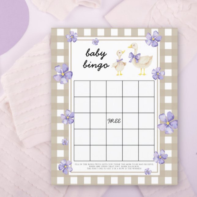 Pata chata boba - Jogo de bingo para chá de bebê (Criador carregado)