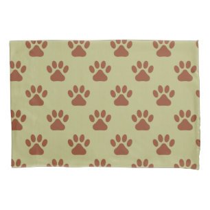 Pata de cão marrom imprime o padrão
