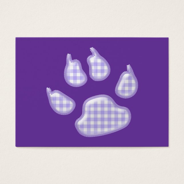pata-roxa de cão-de-gingham (Frente)