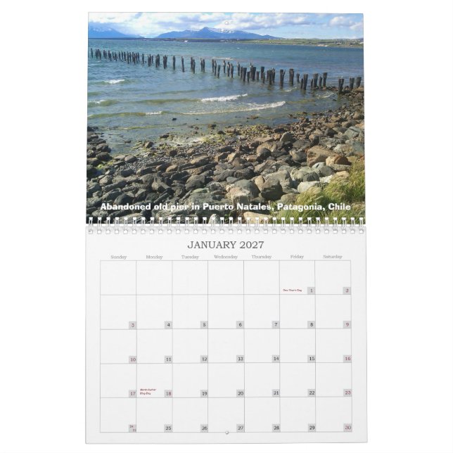 Patagonia de 2013 calendários - a extremidade do (Jan 2027)