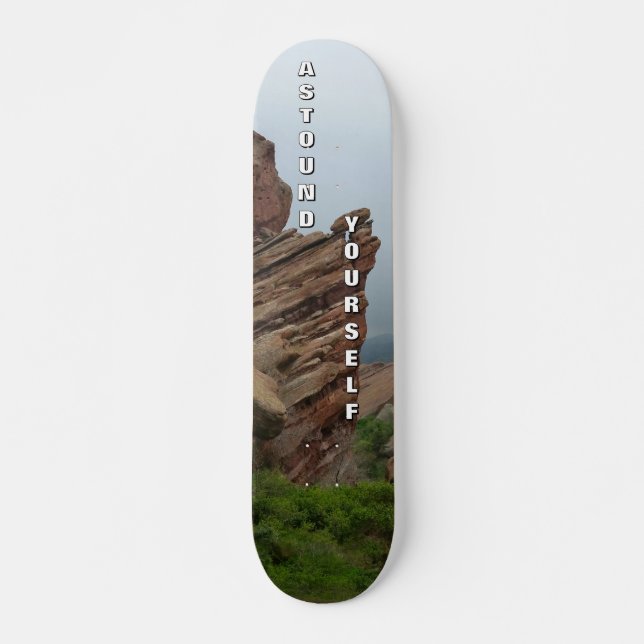 Patamar Vermelho Cênico Colorado Skateboard (Frente)