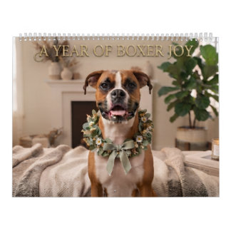 Patas de Boxer & Alegria: Calendário de Um Ano Int