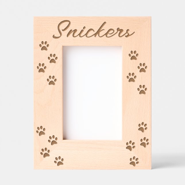 Patas de Cachorro Gato Personalizado com Nome (Front)