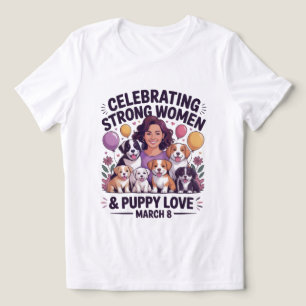 Patas & Poder – Camiseta do Dia das Mulheres para 