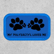 Patch - Impressões e texto de pata poligátilos