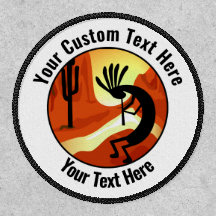 Patch Personalizado do Deserto Kokopelli Desert Su