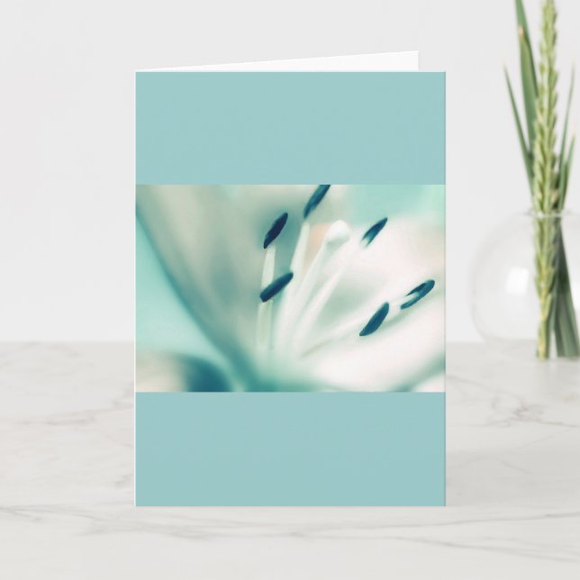 Patchouli Lily, flor, cartões de saudação de model (Frente)