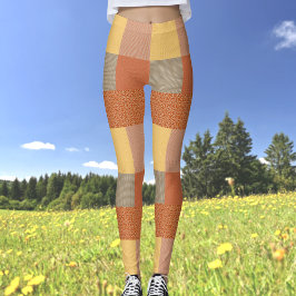 Patchwork De Padrões 1 Leggings