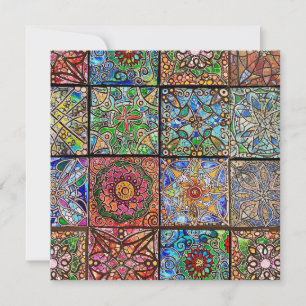 Patchwork De Vidro Mandala