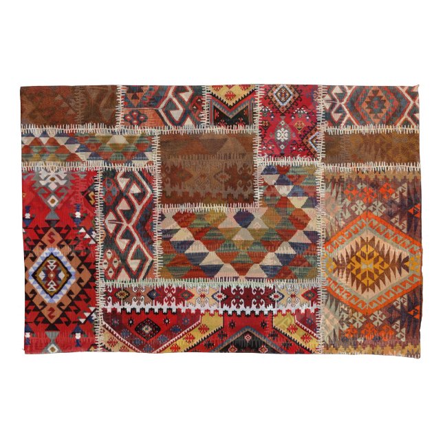 Patchwork tradicional de tapete: decorativa de tap (Frente)