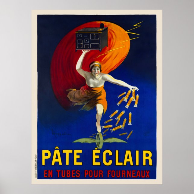 Pate Eclair Vintage Advertising Poster 1912 (Frente)