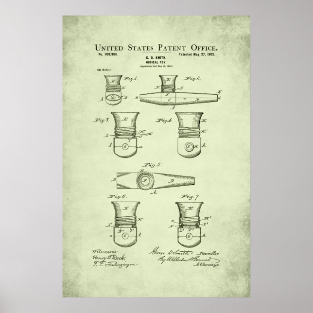 Patente - Kazoo - Poster (Frente)