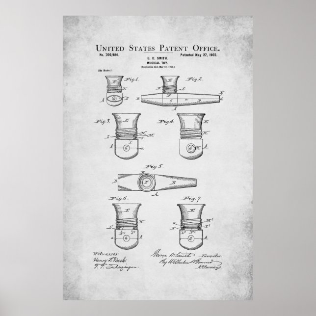 Patente - Kazoo - Poster (Frente)