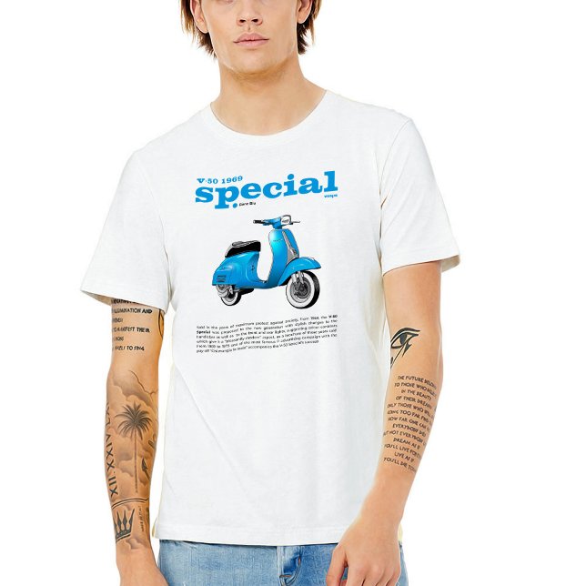 Patinete Clássico T-Shirt V-50 Azul Especial (Criador carregado)