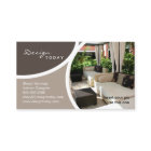 Pátio do cartão de visita do modelo de 232 designs