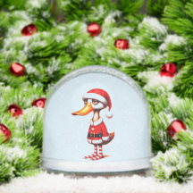 Pato Animado Triste de Natal