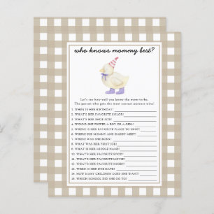 Pato bonito - Quem conhece melhor a mamãe