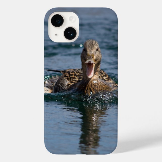 Pato com bico aberto (Verso)