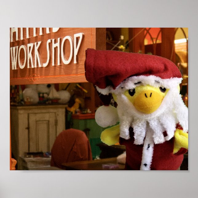 Pato Danny Papai Noel.  Poster (Frente)