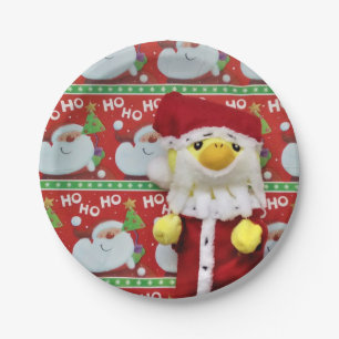 Pato Danny Papai Noel. Pratos de Papel