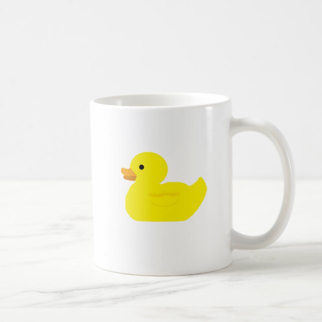 Pato-de-borracha pintando café caneca (Direita)