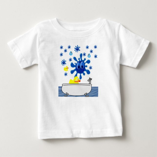 Pato de Camiseta de Bebê (Frente)