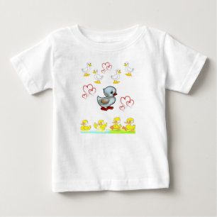 Pato de Camiseta de Bebê