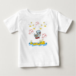 Pato de Camiseta de Bebê