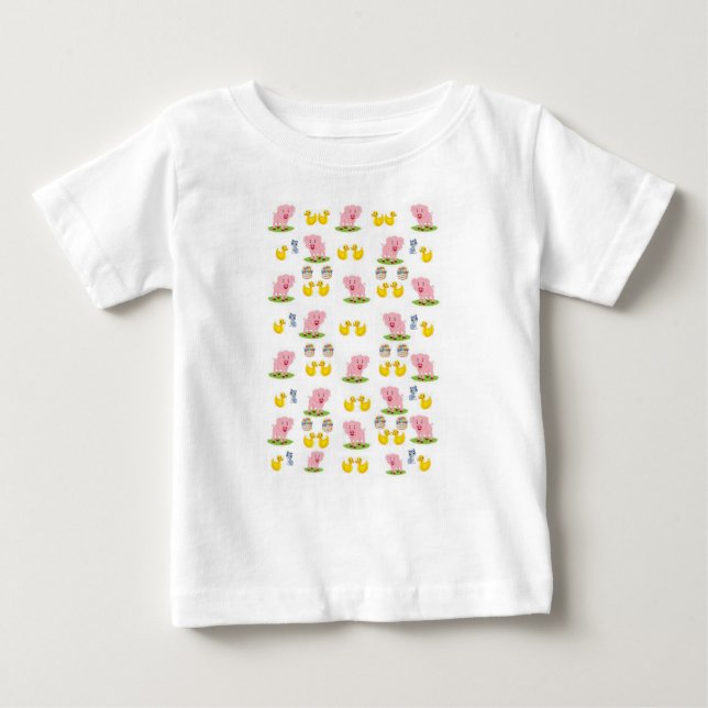 Pato de Camiseta de Bebê (Frente)