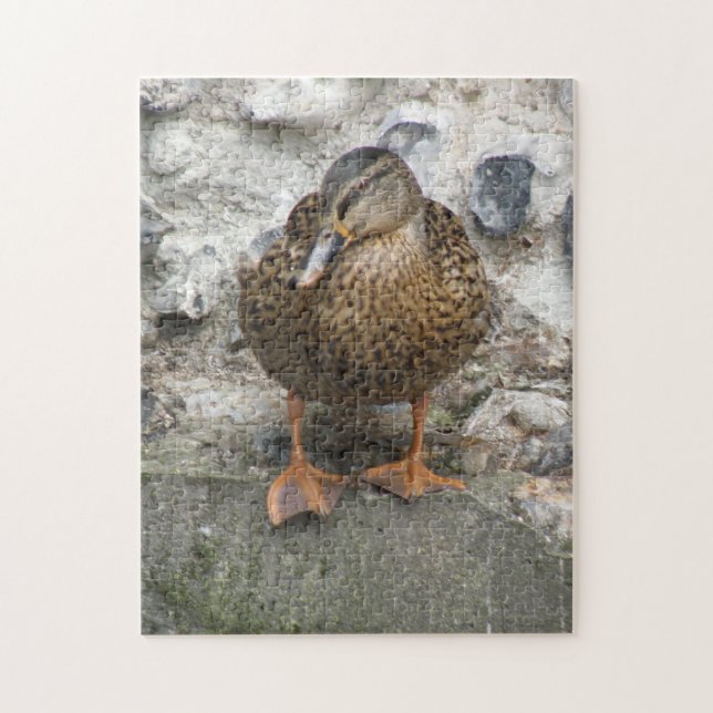 Pato em uma Quebra-cabeça de parede (Vertical)