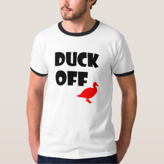pato fora do t-shirt