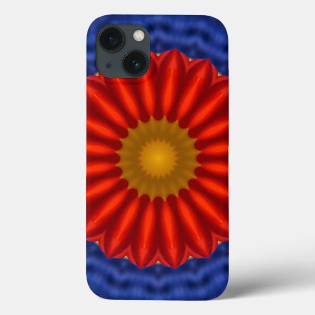 Pato no azul com caleidoscópio vermelho (Verso)