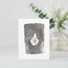 pato no cartão postal