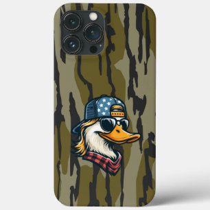 Pato Vermelho Pato de Bottomland Camo Caça Cabelo 