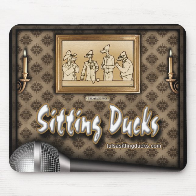 Patos de assento "parede Mousepad do bloco do (Frente)