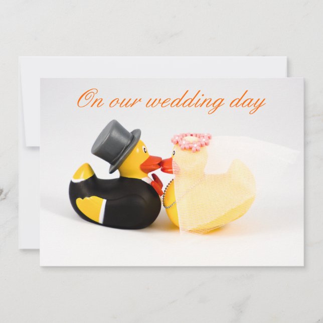 Patos de casamento (Frente)