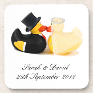 Patos de casamento 2 ... porta-copos