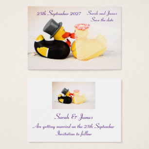 Patos de casamento casamento na praia - Salve a da
