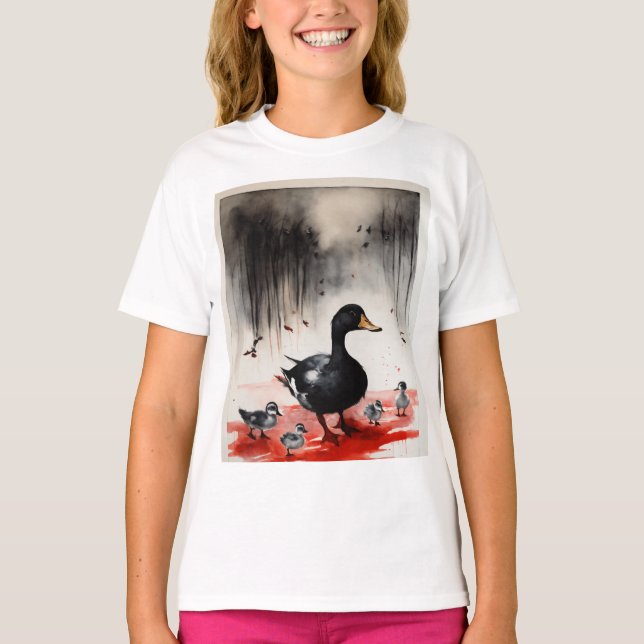 Patos na camiseta Harmony (Frente)