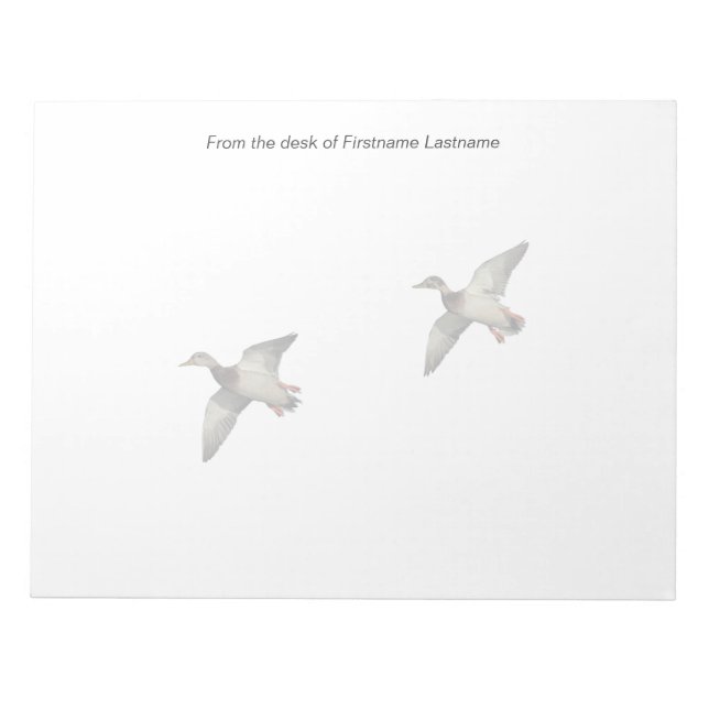 Patos no Bloco de Notas de Voo (Frente)