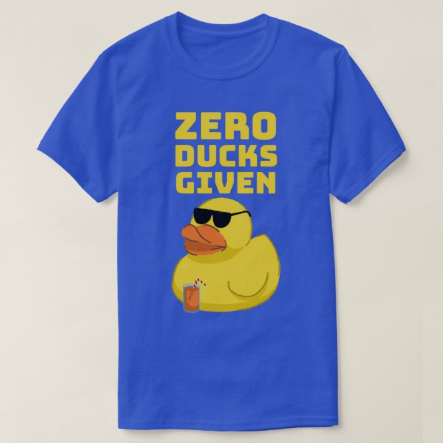 Patos Zero Dão Camisa Engraçada de Pato para Amant (Frente do Design)