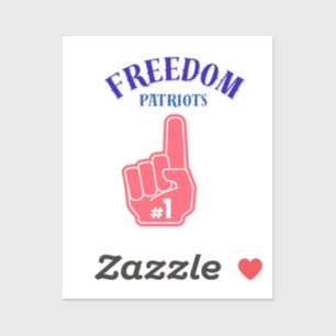 Patriotas da Liberdade em um adesivo