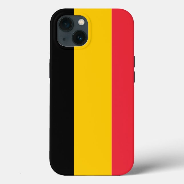 Patriotic Apple Case-Mate, Bandeira da Bélgica (Verso)