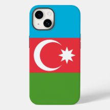 Patriotic Apple Case-Mate, bandeira do Azerbaijão