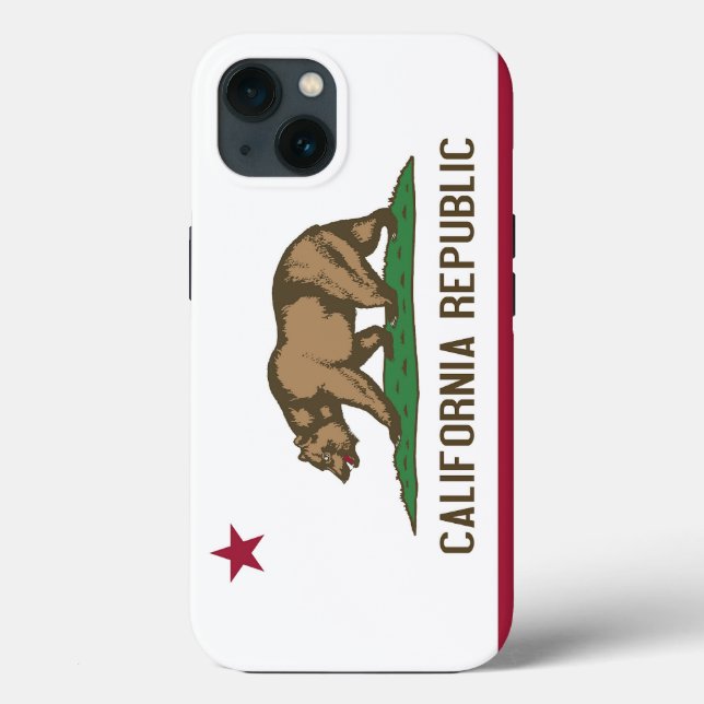 Patriotic Apple iPhone 13 Case-Mate, Califórnia (Verso)