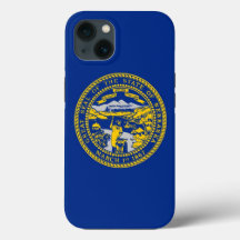 Patriotic Apple iPhone 13 Case-Mate, Nebraska Flag