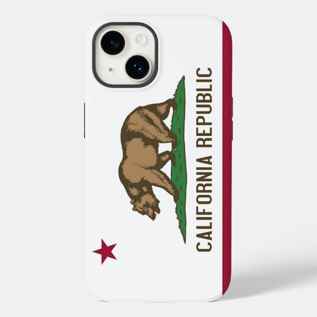Patriotic Apple iPhone 14 Case-Mate, Califórnia (Verso)