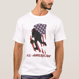 Patriotic Basketball All-American T-Shirt
