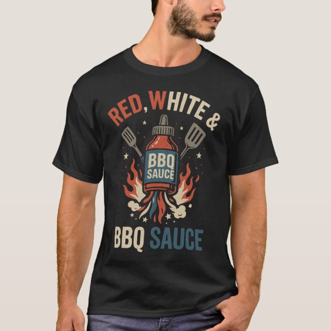 Patriotic BBQ T-Shirt (Frente)